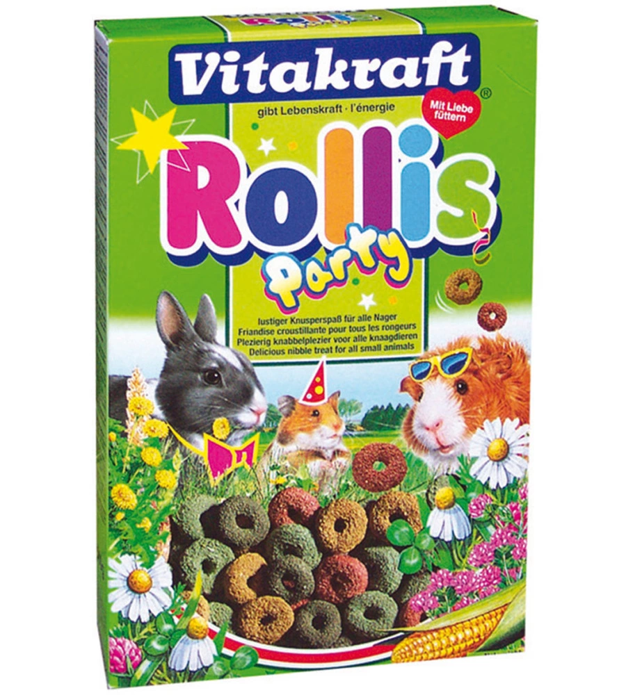 Rolly party  per roditori - 500gr - vitakraft